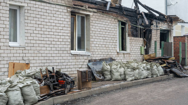 Professional Fire Damage Removal technician working in Vienna, VA